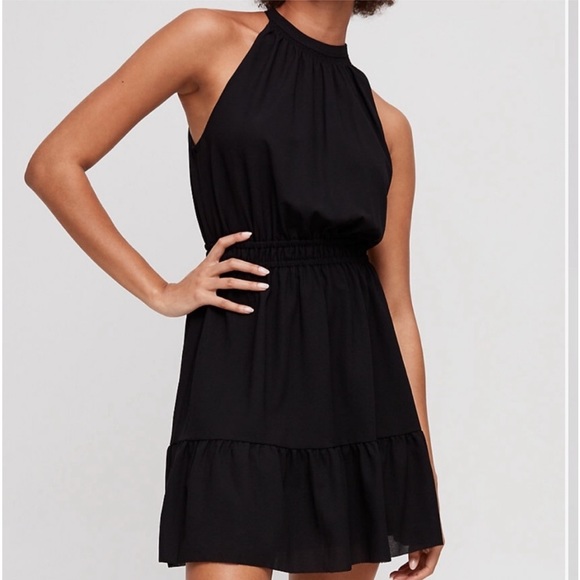 Aritzia Wilfred Black Effet Mini Dress - Picture 6 of 8